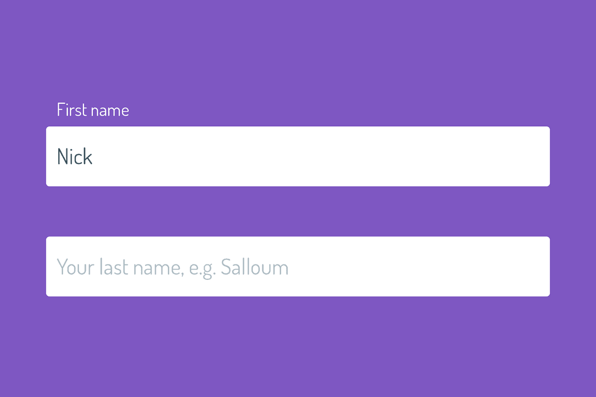 CSS Only Floated Labels with :placeholder-shown pseudo class